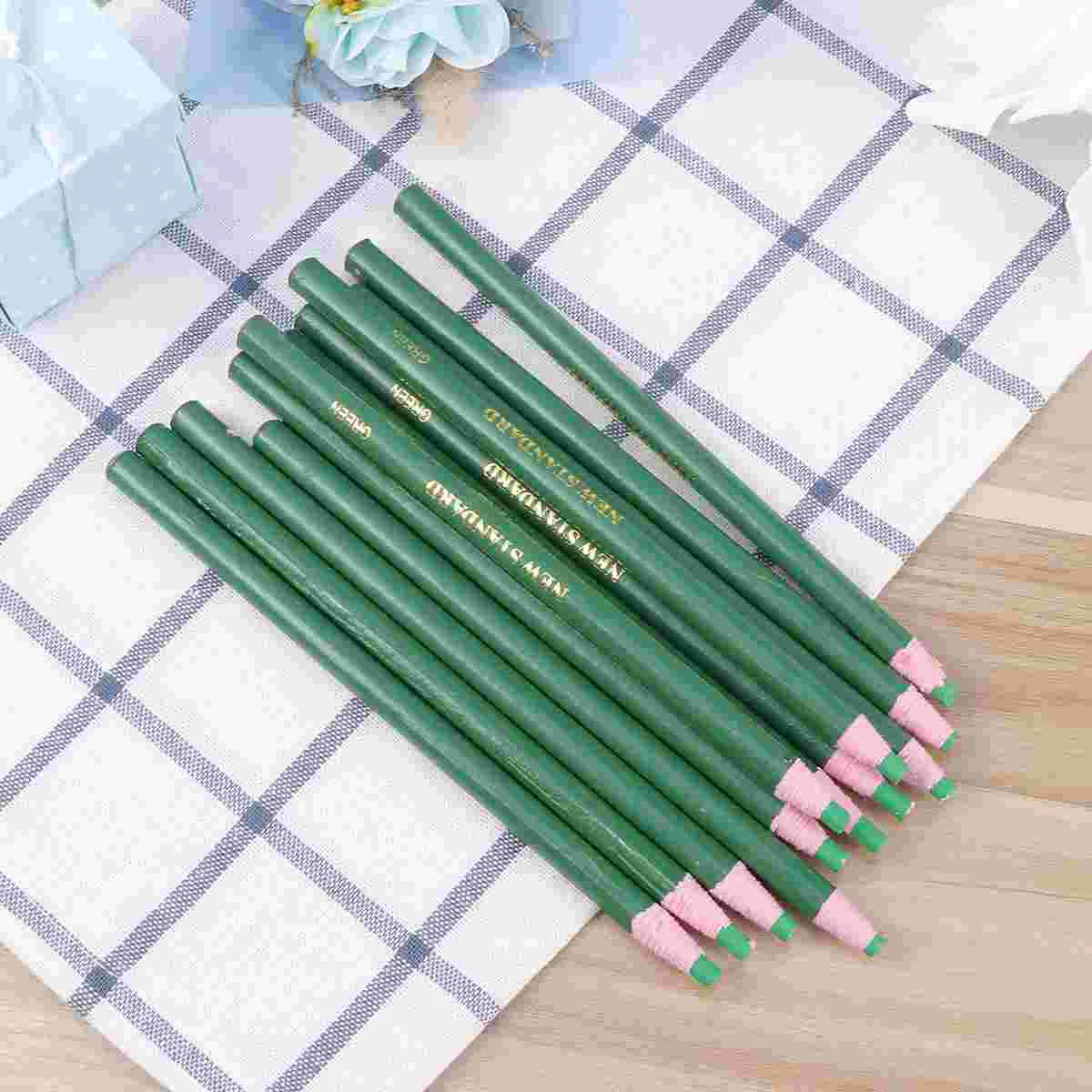 12 PCS Ceramic Tile Erasable Colored Pencils Disappearing Ink China Marker Peel-off