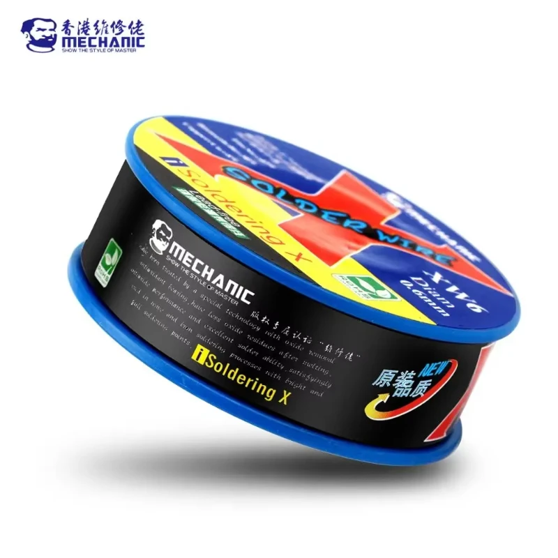MECHANIC High-Purity 50g 0.5/0.6mm Rosin Core Lead-Free 138℃ Real Low Melting Point Solder Wire Welding Flux Sn/Bi/Cu 42%/50%/8%
