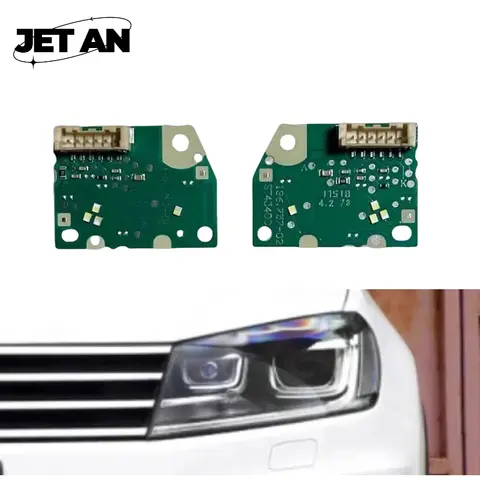 2015-2017 VW 투아렉 헤드라이트 DRL LED 칩 보드, 화이트 주간 주행등, 196-757-01 196-757-02 19675701 19675702, 신제품