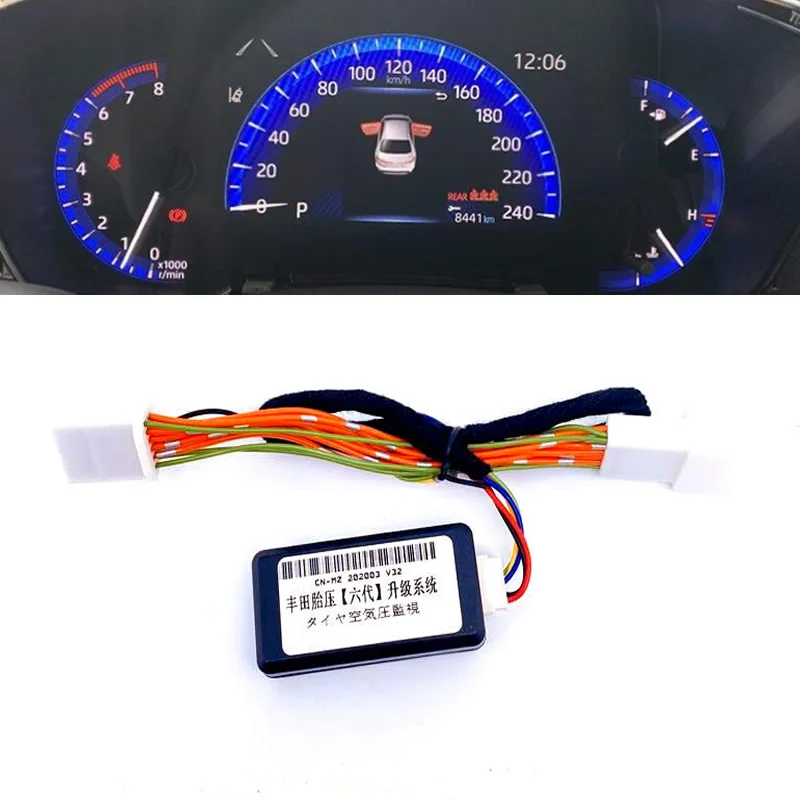 Car TPMS Tire Pressure Monitoring Display System Tire Pressure Monitor Security Alarm For Toyota Corolla Altis 2019 20 2021 2022