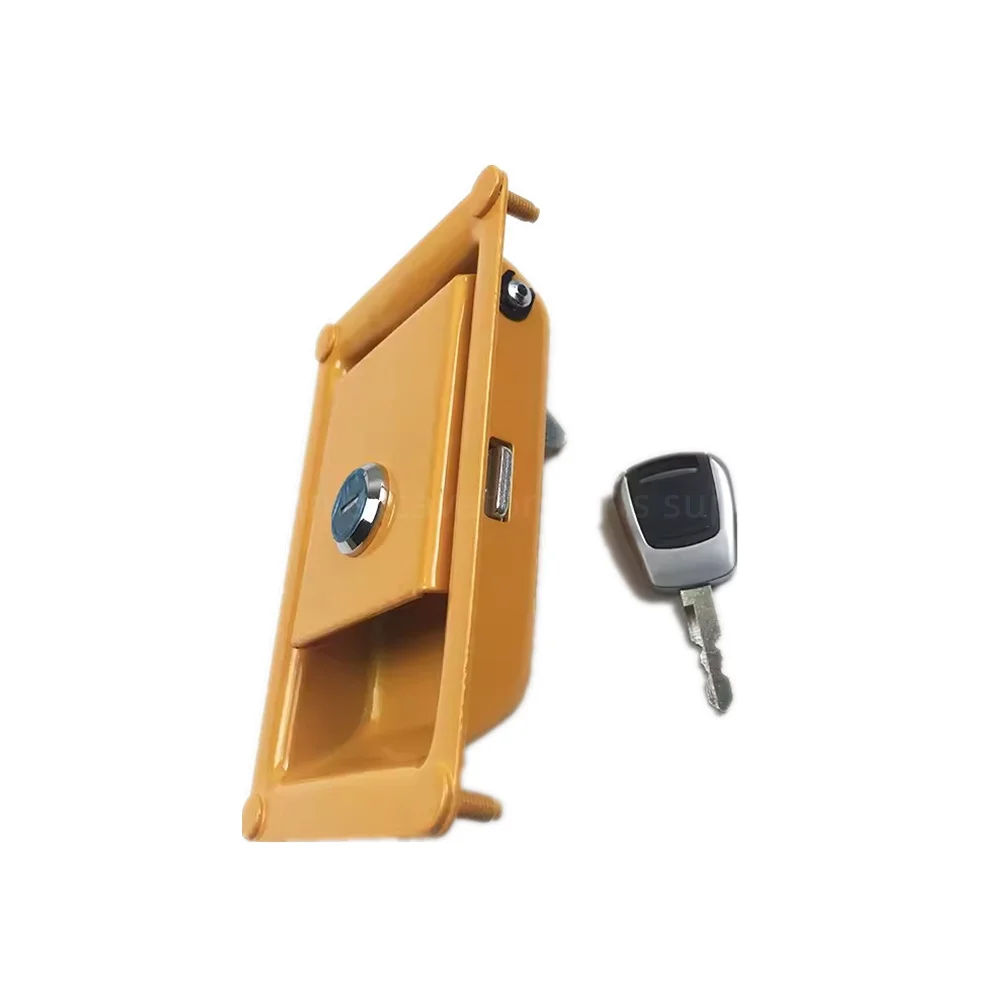 Peças para Escavadeiras Hyundai R130 150 215 225 305 265-5-7-9: Fechadura da Porta Lateral e Mola da Fechadura da Porta Lateral