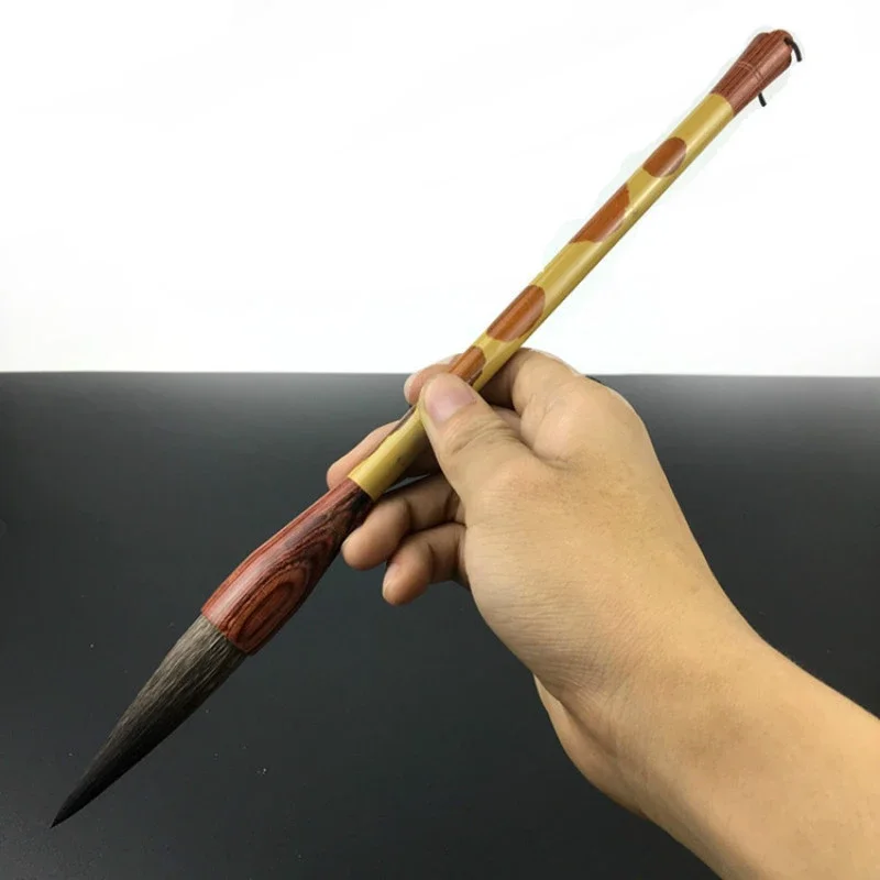 Chinese Mouse Whiskers Calligraphy Brush Painting Brush Chinese Regular Large Script Pen Couplets Writing Supplies