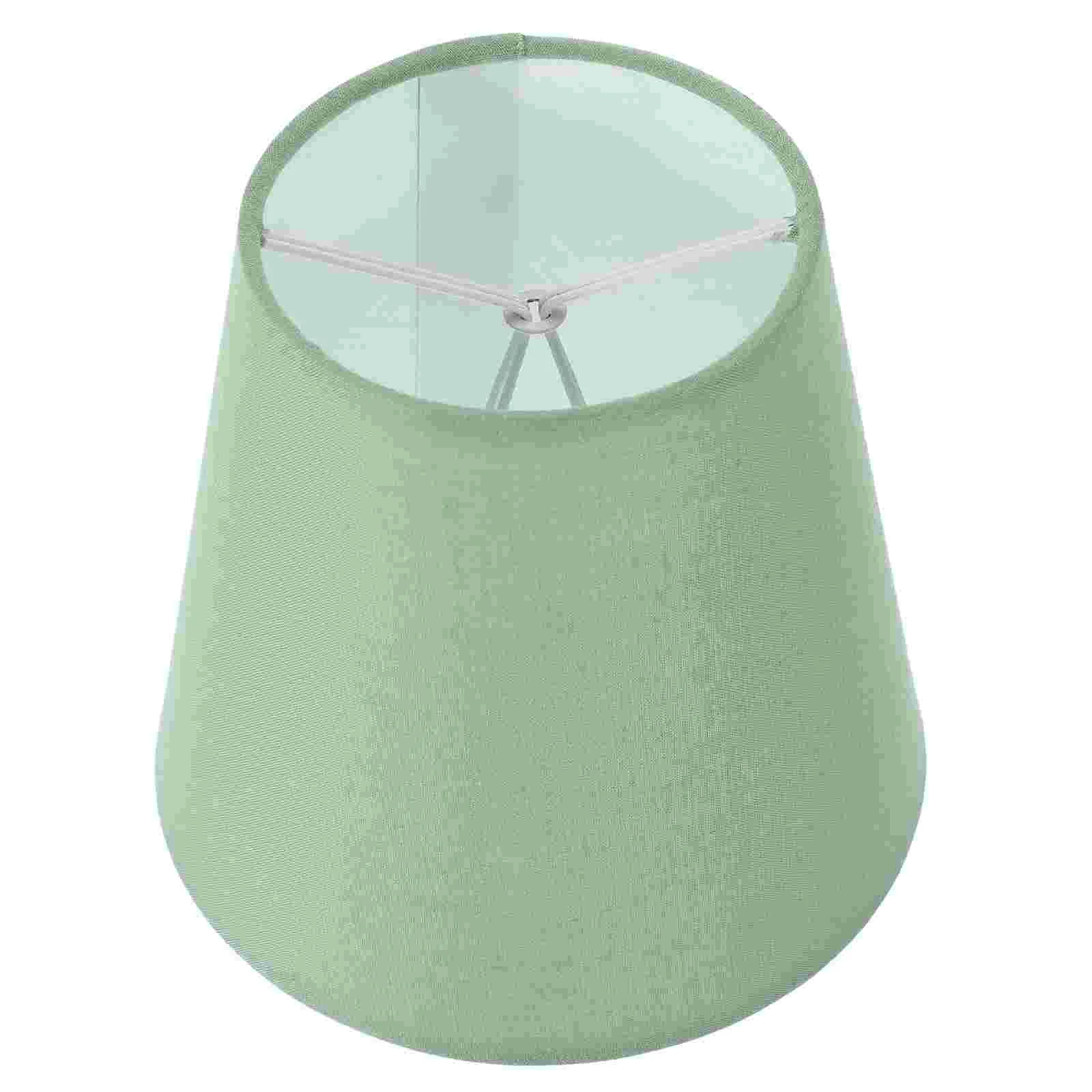 

Clip Bulb Lamp Shade Pendant Lights Bedside Bell Shaped Green Iron Shades for Floor Lamps