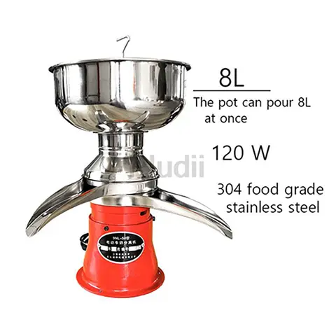 Mathiateur électrique de crème de lait, écumoire centrifuge commerciale en acier inoxydable, écumeur domestique, poupée, 50L, h, 304