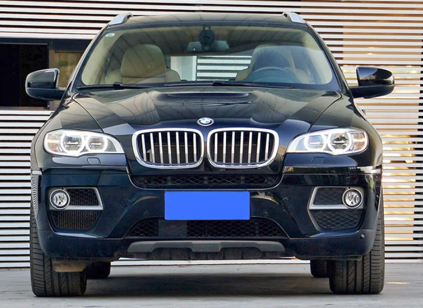 Head Light for X6 E71 E72 2008 - 2014 Old Modify to New Style 4 Functions Daylight Signal Low High Beam Front Bumper Lamp