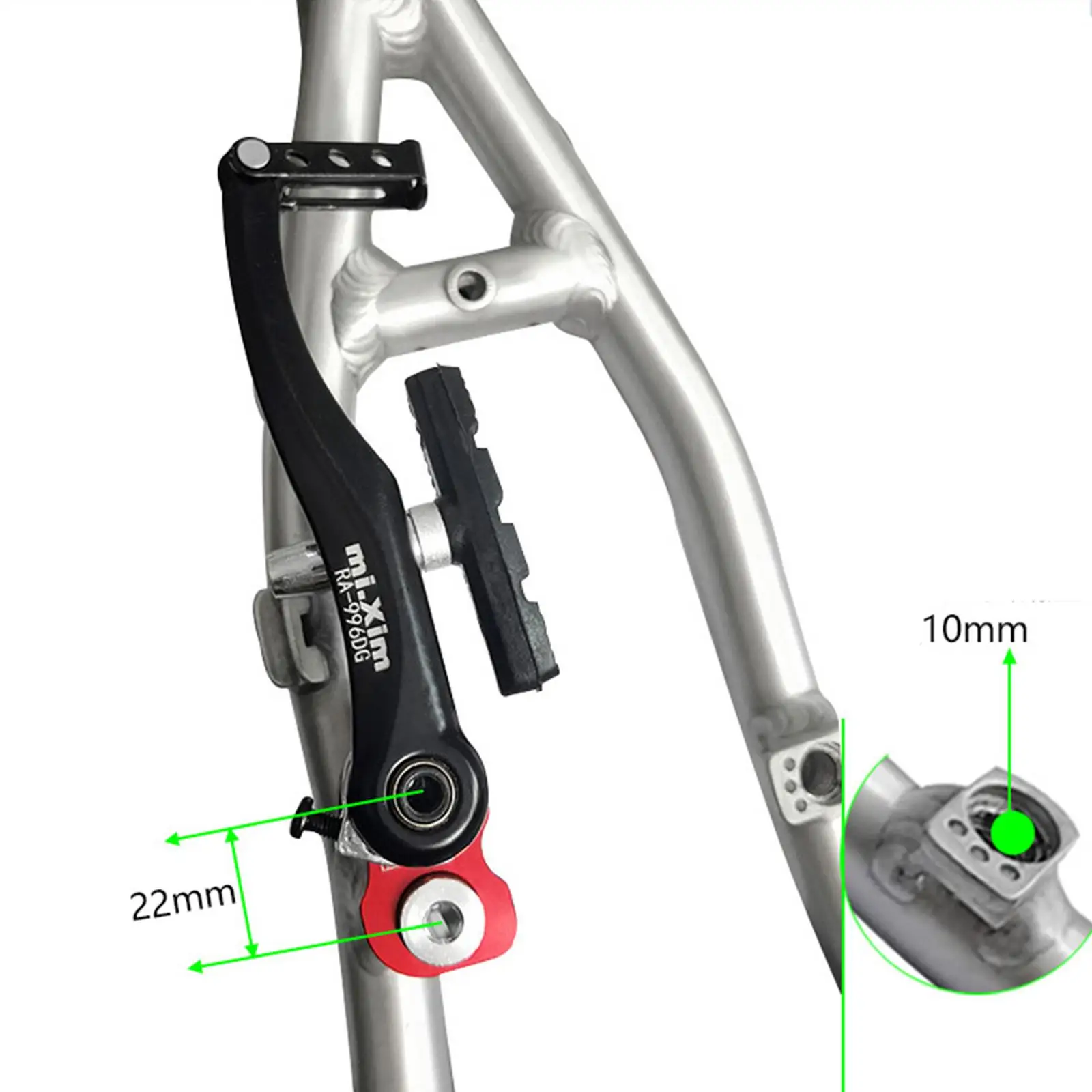Bicycle V Brake Extension 406 to 451 Seat Caliper Adapter for Mountain Bike