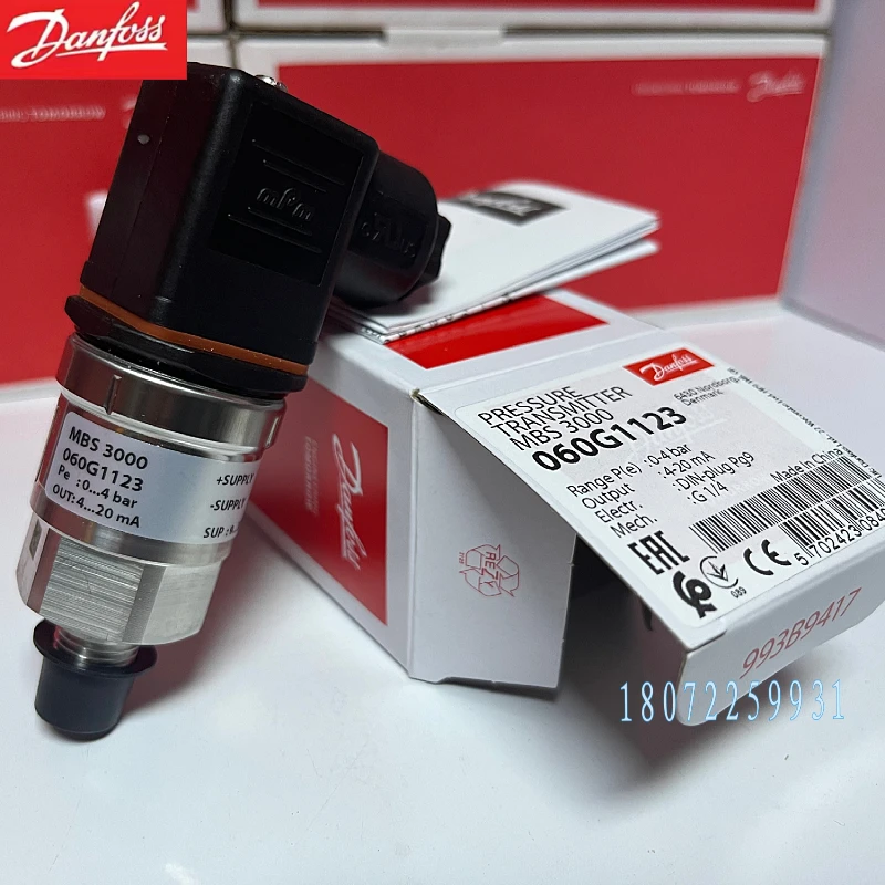 Датчик давления Danfoss MBS 3000-1611-A1AB04-0 060G1123 Оригинальный DANFOSS