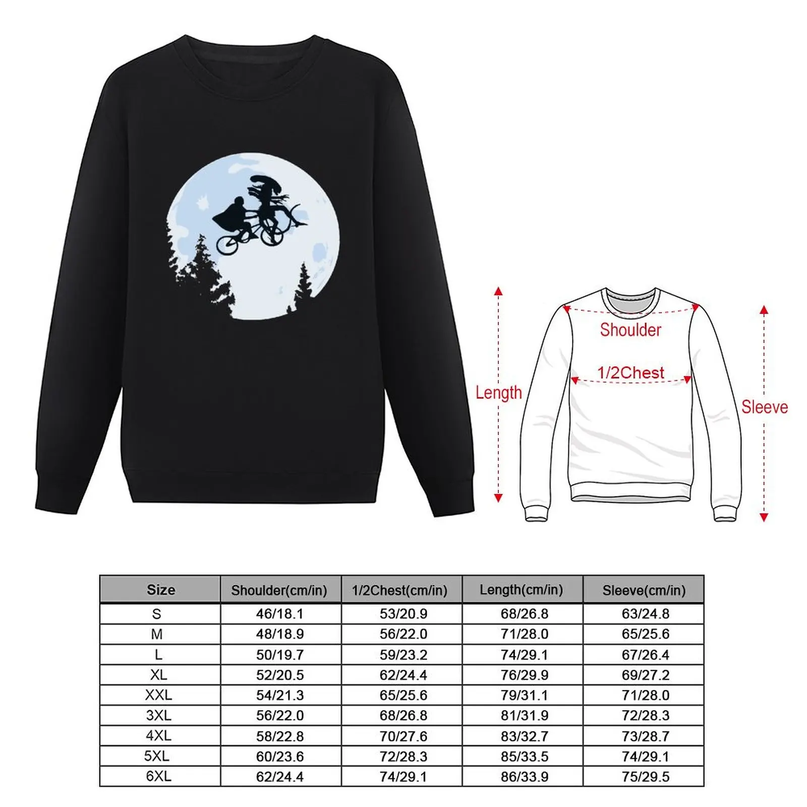 Xenomorph E.T. Sweatshirt men's autumn clothes tracksuits sweatshirt male