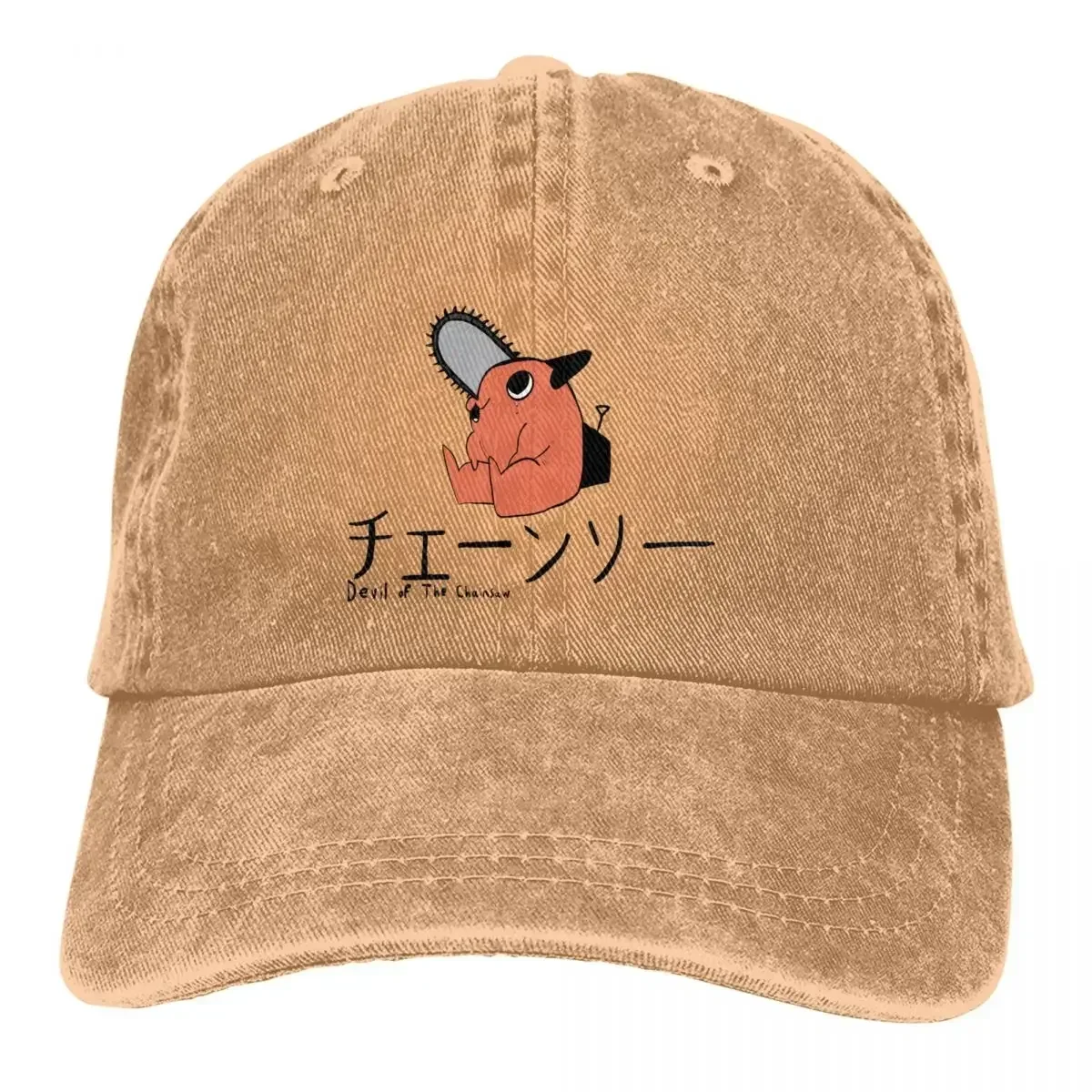 

Chainsaw Man Anime Multicolor Hat Peaked Men Women's Cowboy Cap Pochita Cute Baseball Caps Personalized Visor Protect Hats