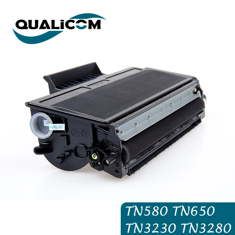 Qualicom-Reemplazo de cartucho de tóner para impresora Brother, Compatible con Brother TN580, TN620, TN650, TN3170, TN3230, TN3280