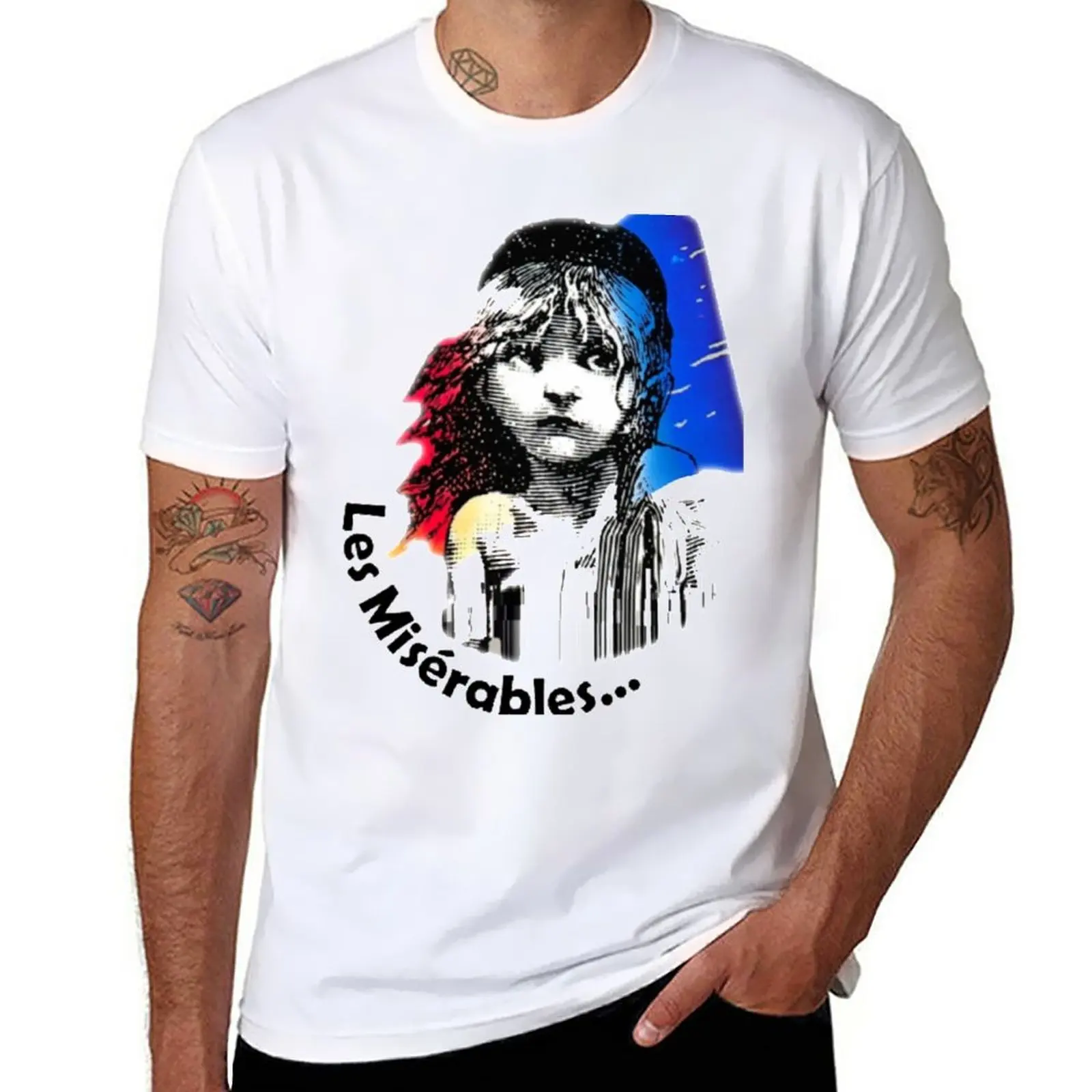 New Design of Les Misérables T-Shirt Aesthetic clothing tees Oversized t-shirt Men's t-shirt