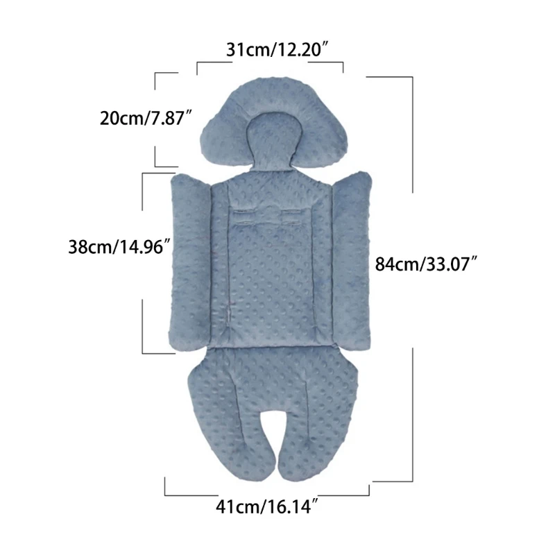 Cojín para cochecito bebé, forro transpirable para asiento cochecito, cojín para asiento bebé para recién nacido,