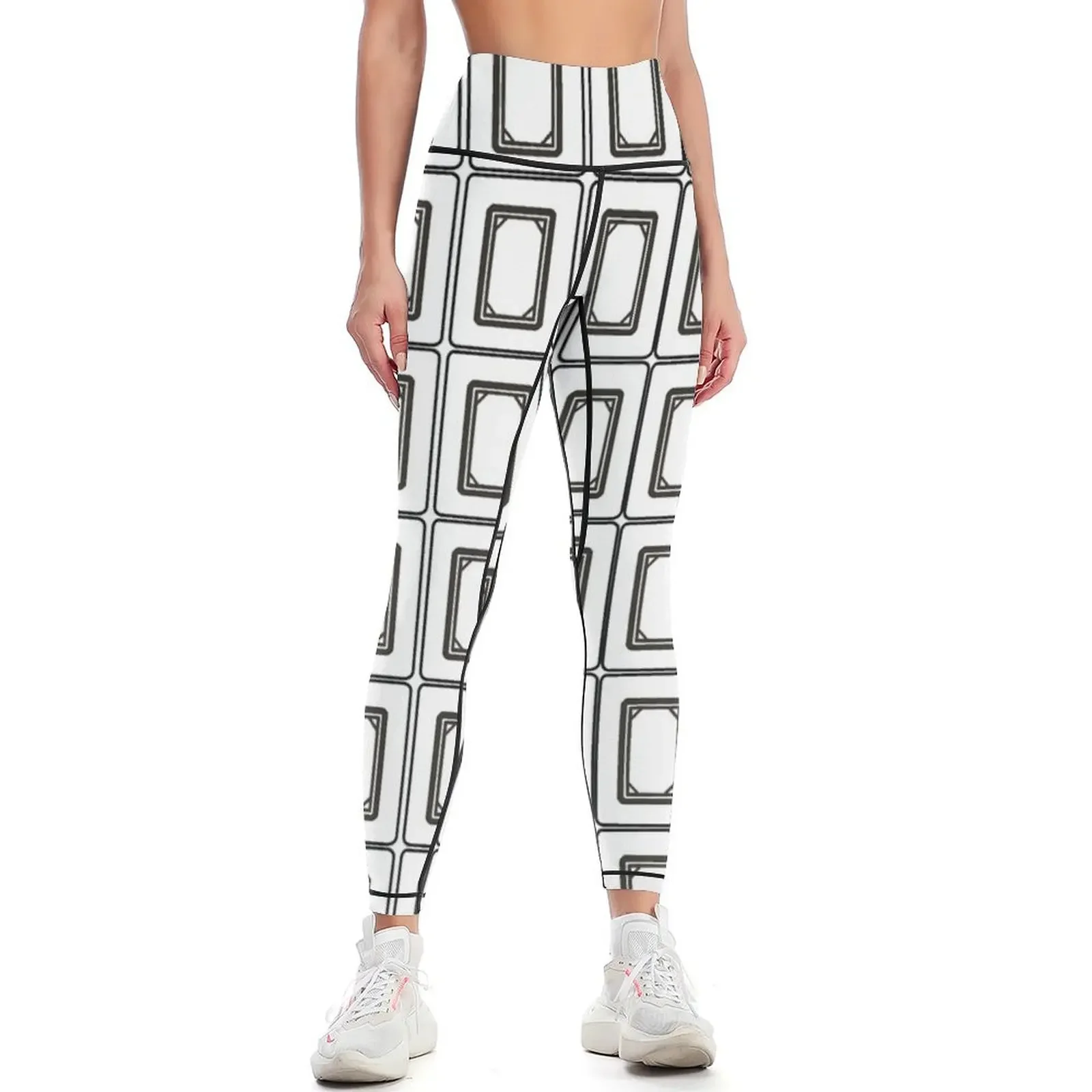 

Mahjong Tile "Baak" (White Honor) Leggings gym's clothing Leginsy push up Women's gym push up legging Womens Leggings