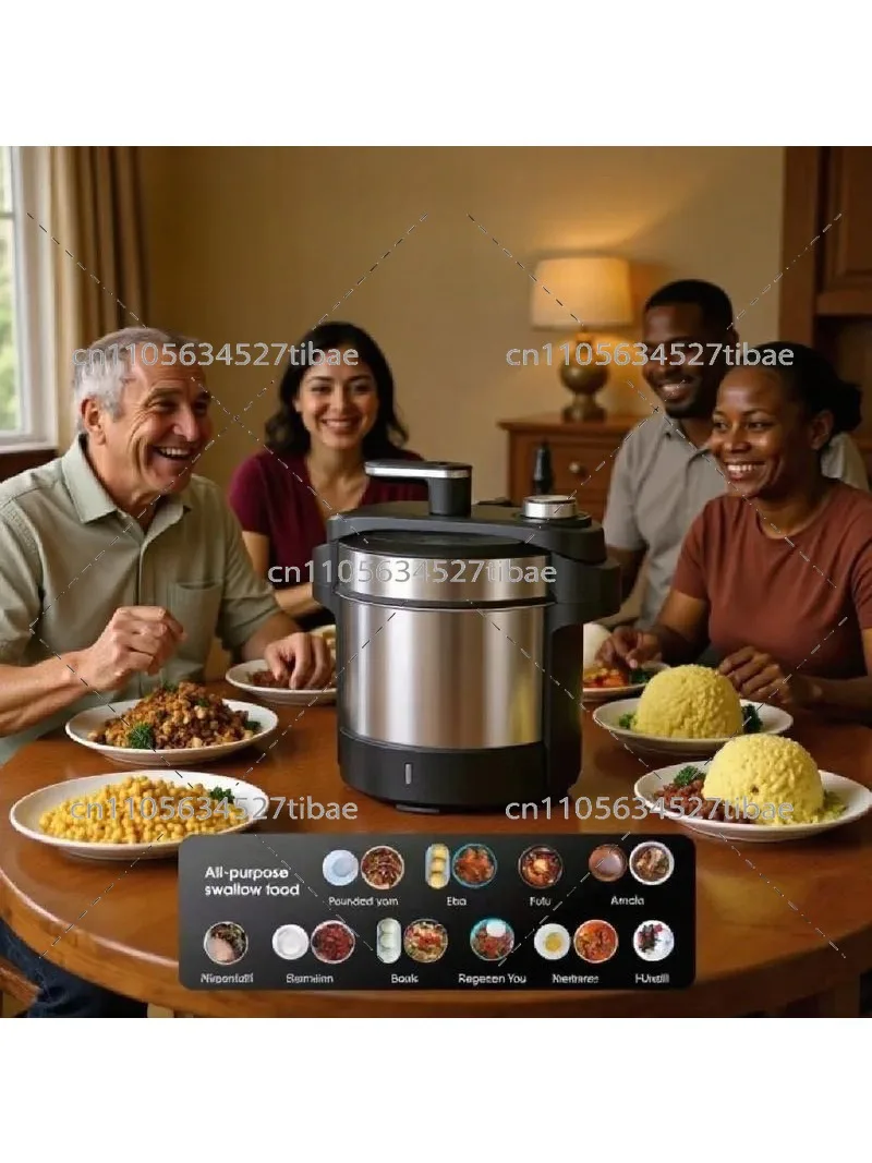 Electric Fufu Maker Food Mixing Grinding Machine Multi Function Kitchen Processor for Home Use