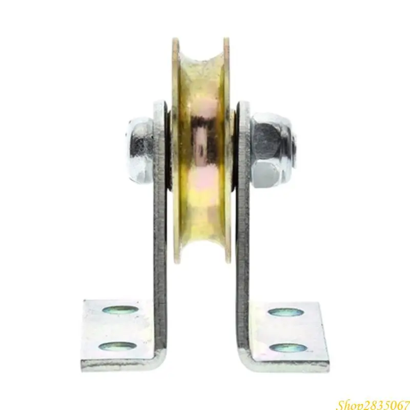 6mm Tripod Pulley Wire Rope Lifting Bearing Pulley Hanging Wheel Home Sliding Door Track Wheel Pulley Hardware 831F view 5