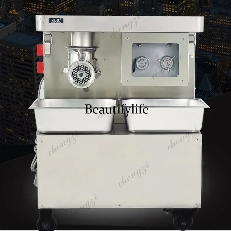 SS81  Multifunctional Meat Grinder Commercial High Power Stainless Steel Enema Integrated