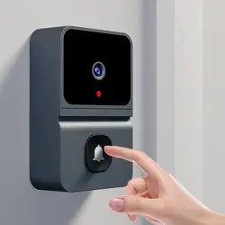 Wireless Doorbell WiFi กล้อง HD กลางแจ้ง Security ประตู Bell Night Vision วิดีโอ Intercom เปลี่ยนเสียงสําหรับ Home Monitor ประตูโทรศัพท์