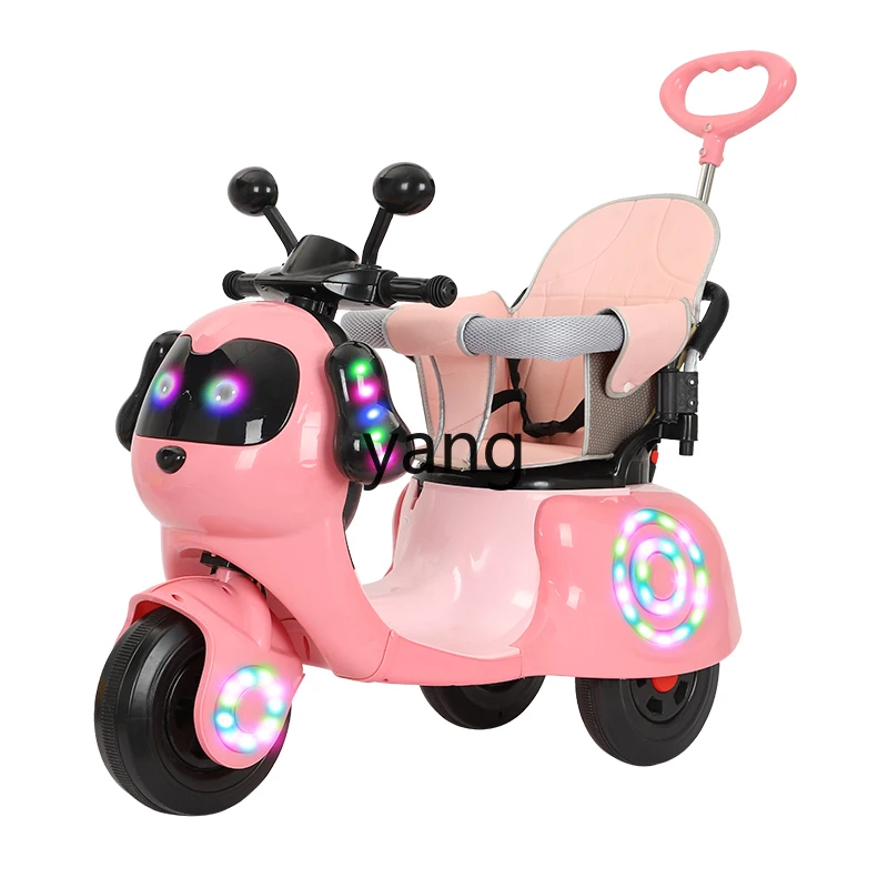 CX Electric Girl Male Toy Car Children Tricycle Can Sit Chargeable with Remote Control Trolley