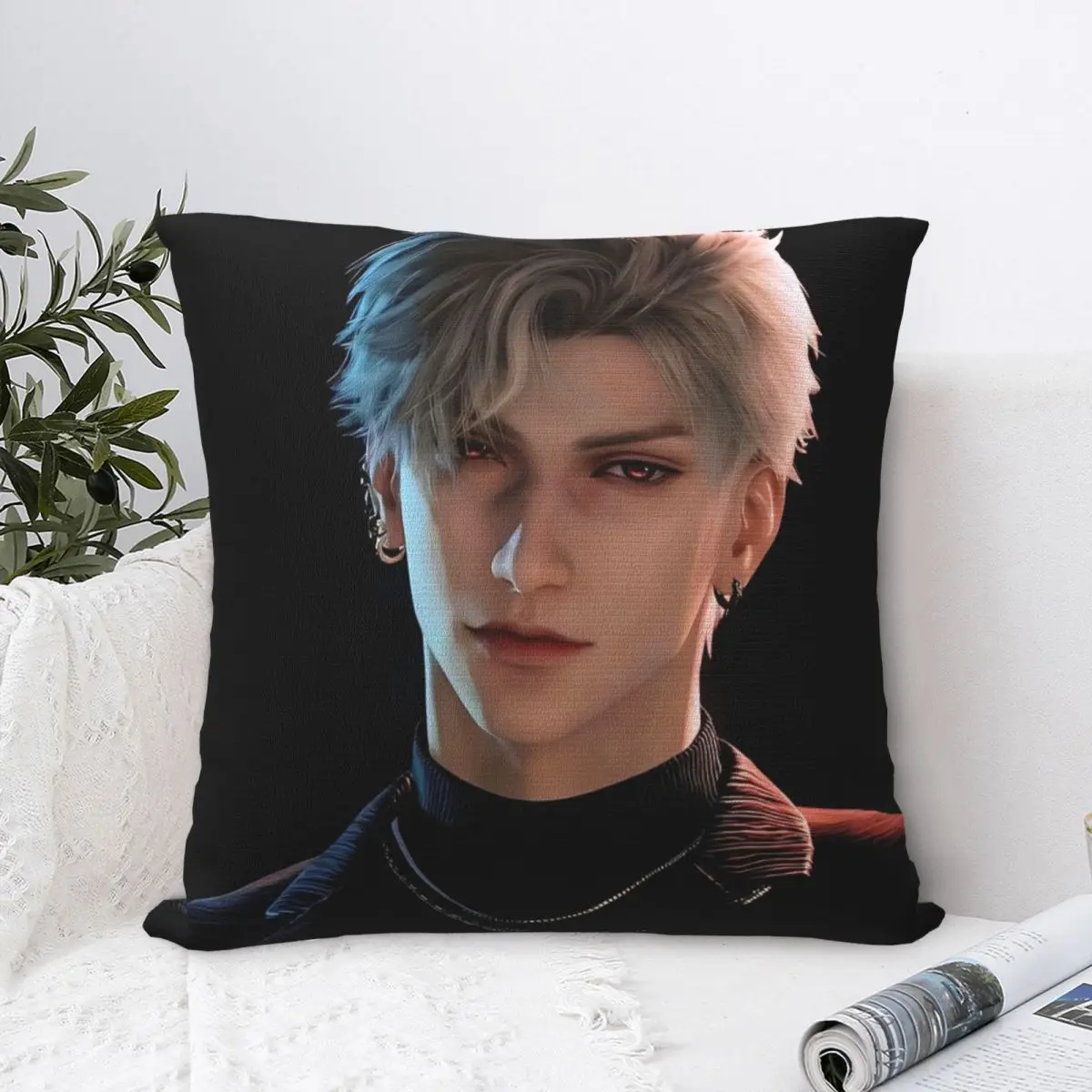 Sylus Love And Deep Space Boyfriends Pillow Cover Square Pillow Case Cover Fashion  Pillowcases For Chair Sofa Home Decoration