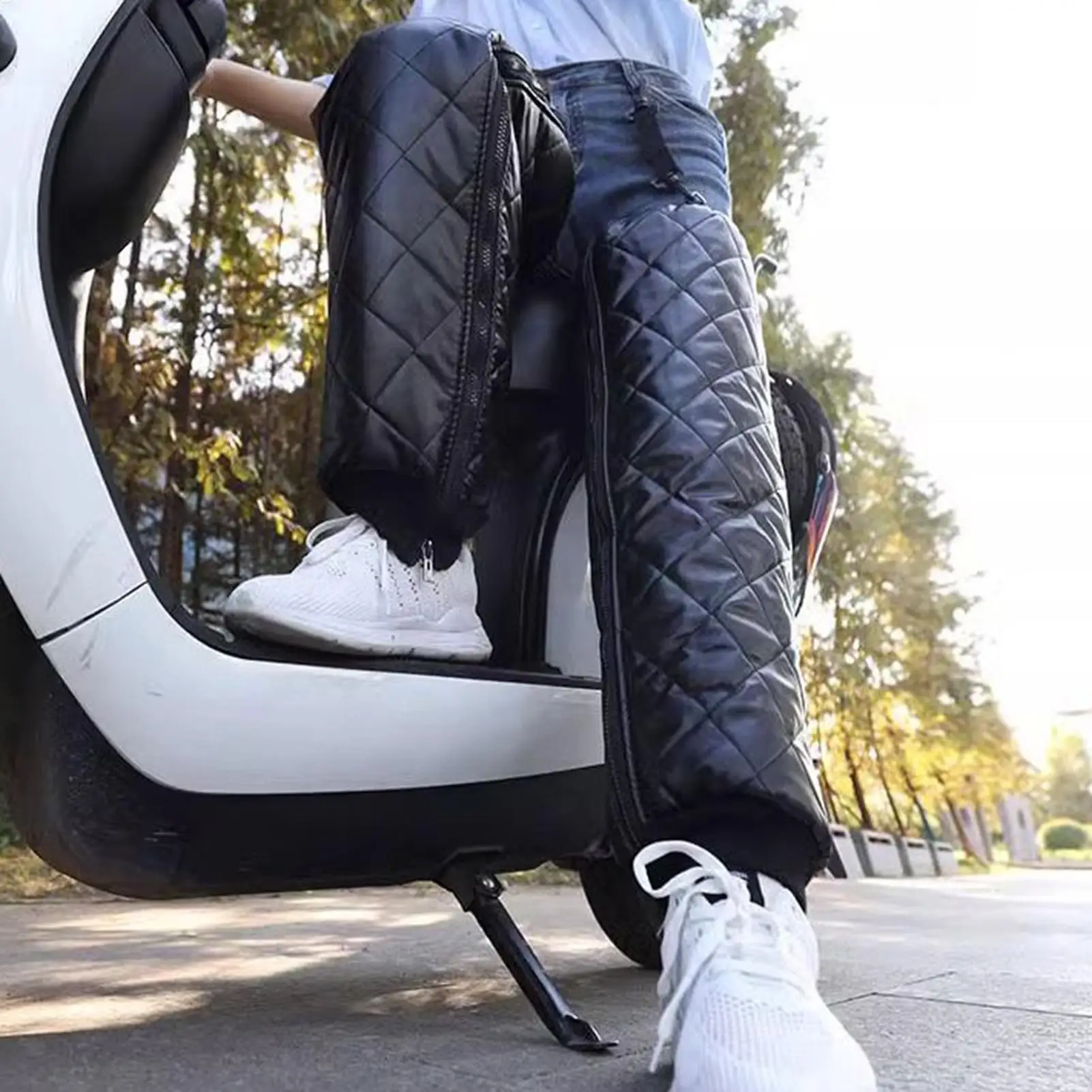 

1 pair Thermal Warm Knee Pads, Cold Weather Knee Protection & Support For Driving, Skiing, Snowboarding, Winter Cycling