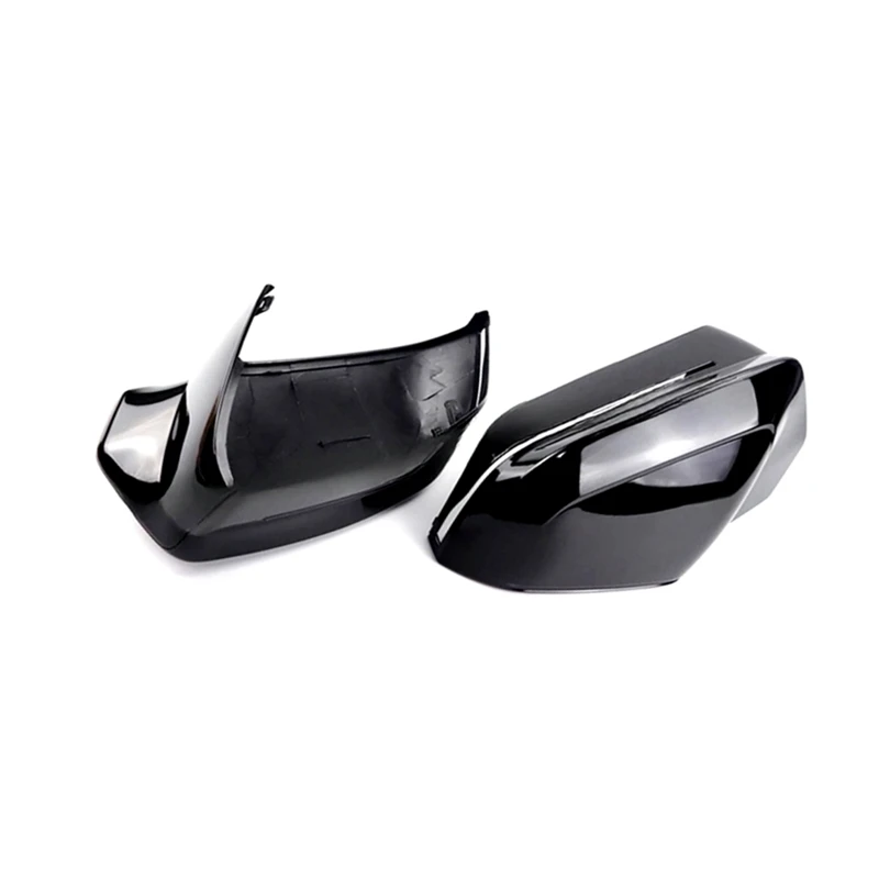 Car Side Mirror Cover LHD For BMW 5 7 Series G60 G61 G68 G70 Rearview Mirror Cover M Look Replacement Bright Black