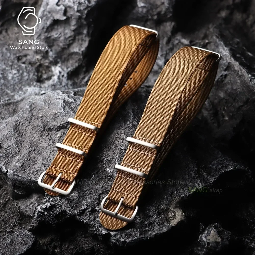 18 mm, 19 mm, 20 mm, 22 mm, geripptes Premium-Nylon-Uhrenarmband für Omega, Militär- und Freizeitarmband für Seiko, Army Sport, Ersatzarmband – Detail 12