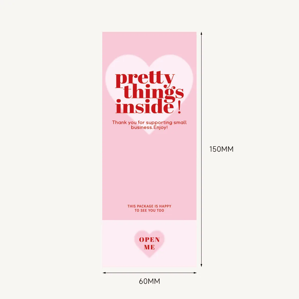 50pcs/pack Creation Pretty Things Inside Sticker For Pacakge Small Business Decor Sticker For Shipping Packing Mailer Seal Label
