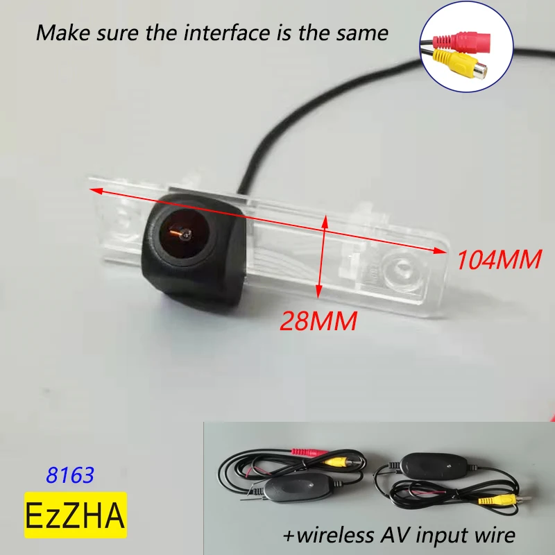 

Fisheye Wireless CCD Car Rear View Backup Parking Camera For Buick Excelle HRV GL8 Opel Zafira A Full HD Dynamic Tracks