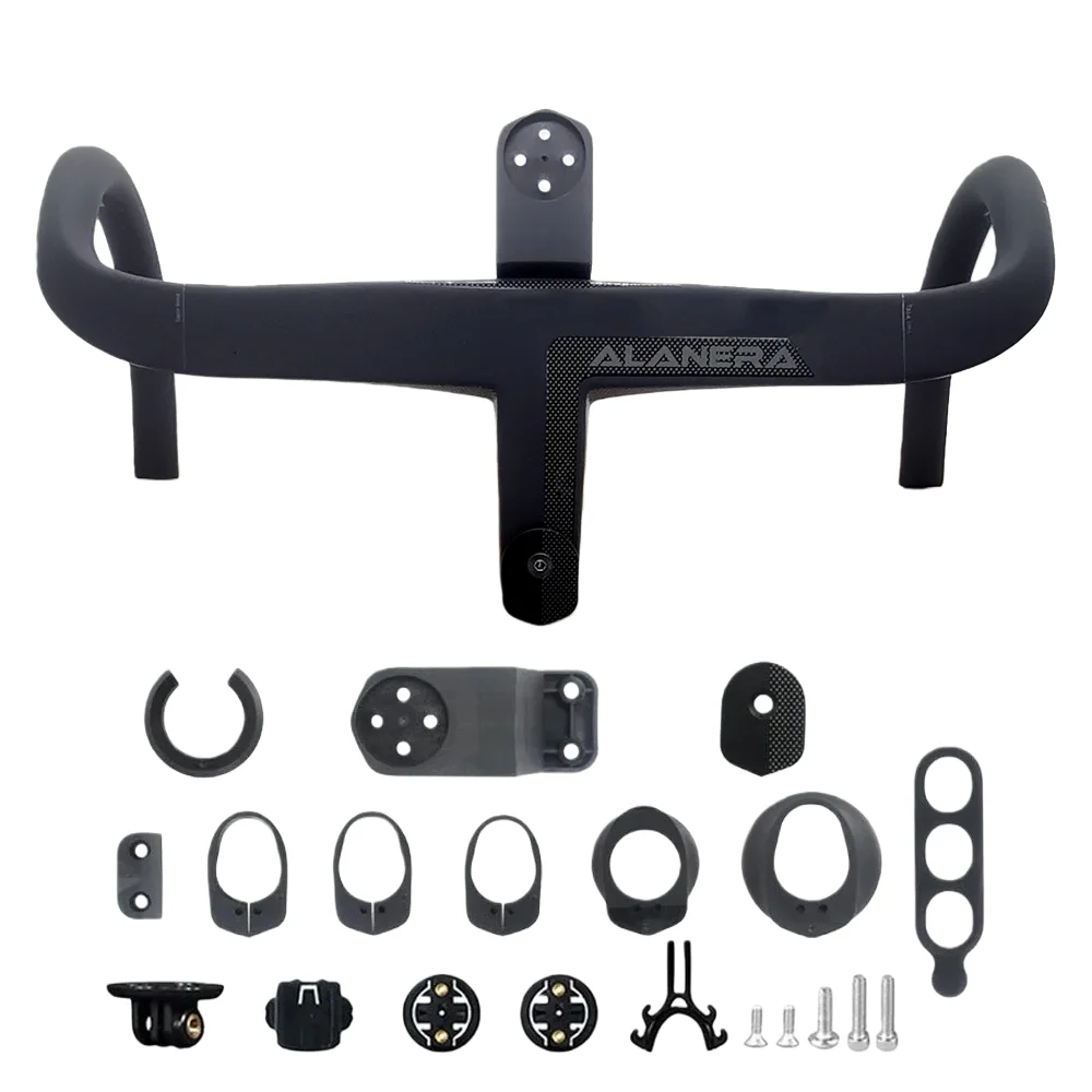 

ALAENRA Road Bike Handlebar T800 Full Carbon, 360g Ultra Light, RHM Design, Internal Routing, for 28.6mm Fork