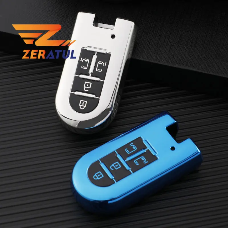 Funda de TPU suave para llave remota de coche, Protector de carcasa Fob para TOYOTA ROOMY TANK para DAIHATSU LA600S LA610S LA150S MOVE 2015 - 2019