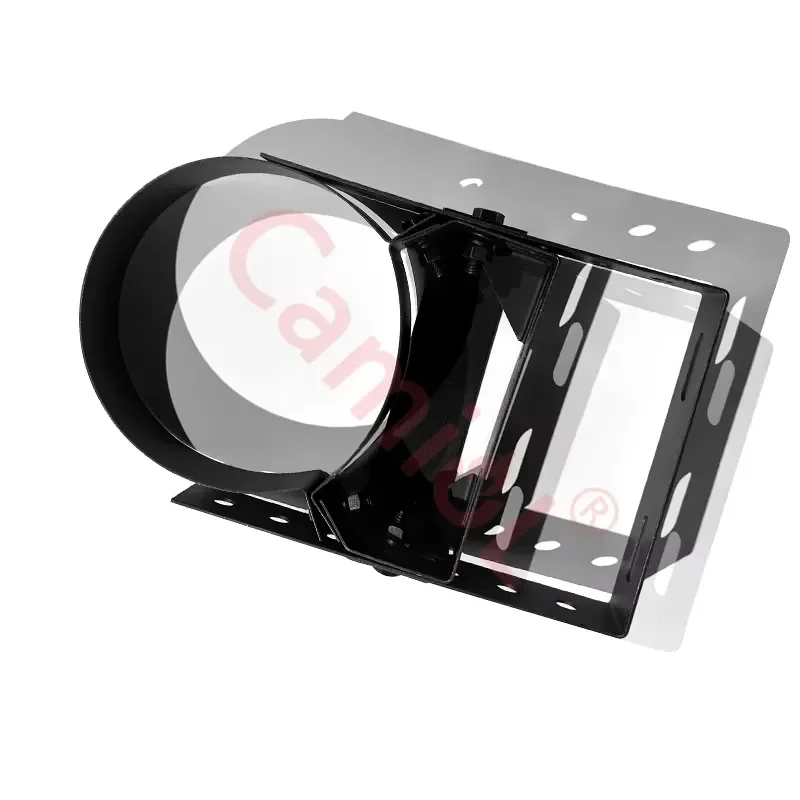 200mm Stainless Steel Chimney Flue Wall Bracket Heavy Duty Pipe Support Clamp for Wood Stove Heating System Installation
