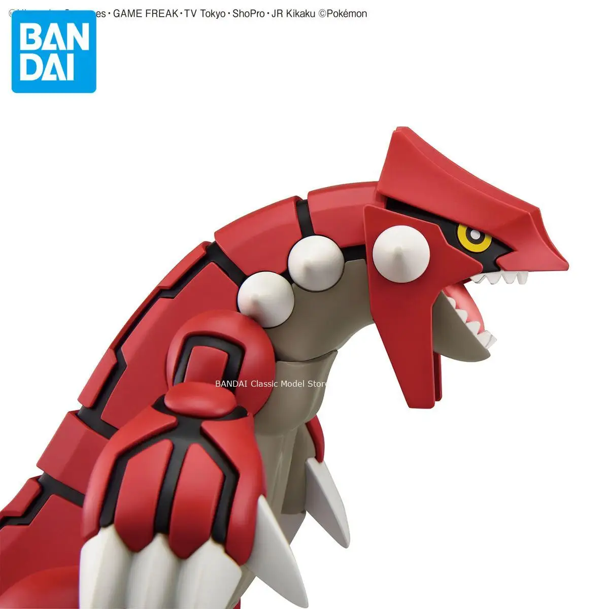 Bandai Pokmon Plamo Series Groudon, modelo de ensamblaje de bricolaje, juguetes, figuras originales, regalo de cumpleaños para niños