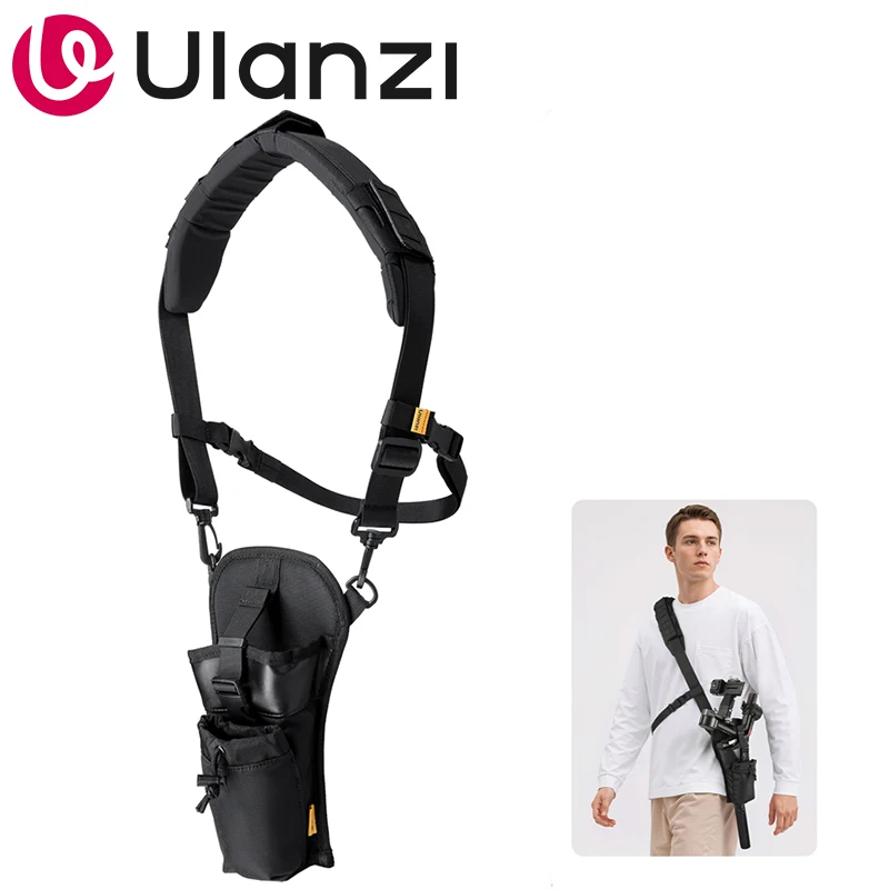 Étui pour stabilisateur d'appareil photo Ulanzi CB01, sangle d'épaule à trois points pour DJI RS 4 Pro Mini RS 3 Mini