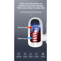 【Flash-Sale!】Hot Water Tap Instant Heating Faucet Tankless Water Heater Electric Kitchen Faucet Fast Heating 3300W US Plug