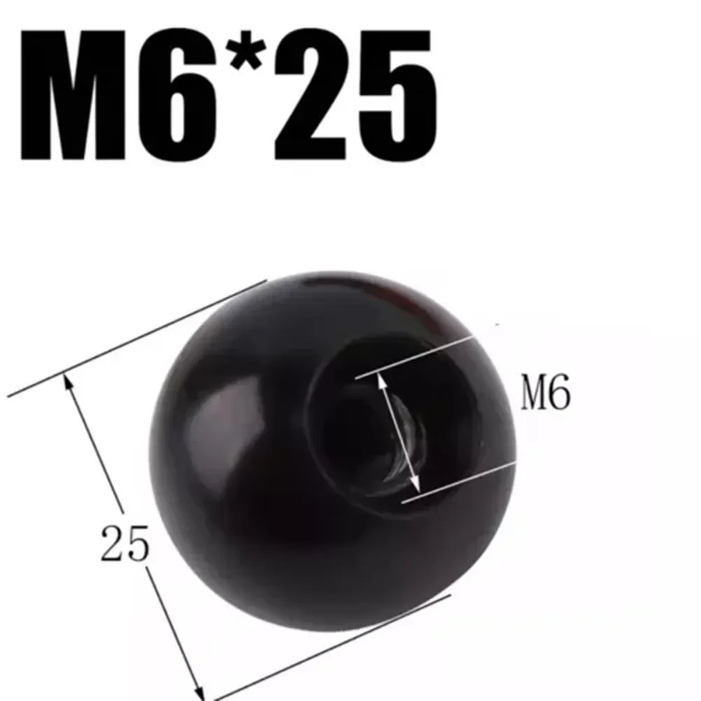 1PC Machine Tool Handle Ball Nut M6-M16 Thread Bakelite/iron Core Clamping Ball Head Nut Machine Tool Replacement