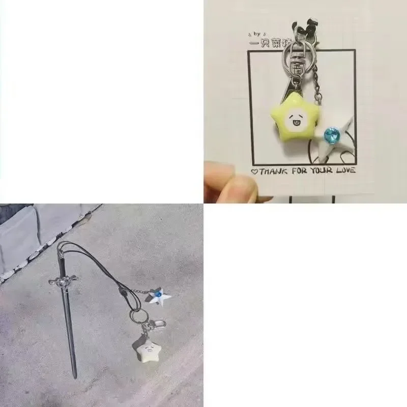 ザビエルキーホルダー矢印スパイクゲーム愛とディープスペーススクールバッグペンダントかわいい漫画の星ユニセックスアクセサリー新年のギフト