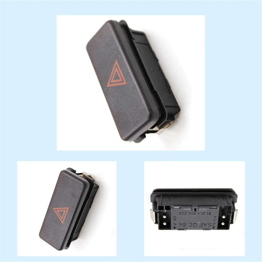 

Car Emergency Light Switch for BMW 3 5 7 8 Series M3 M5 Z3 E36 E34 E31 Warning Light Switch Button 61311374220 61311390722