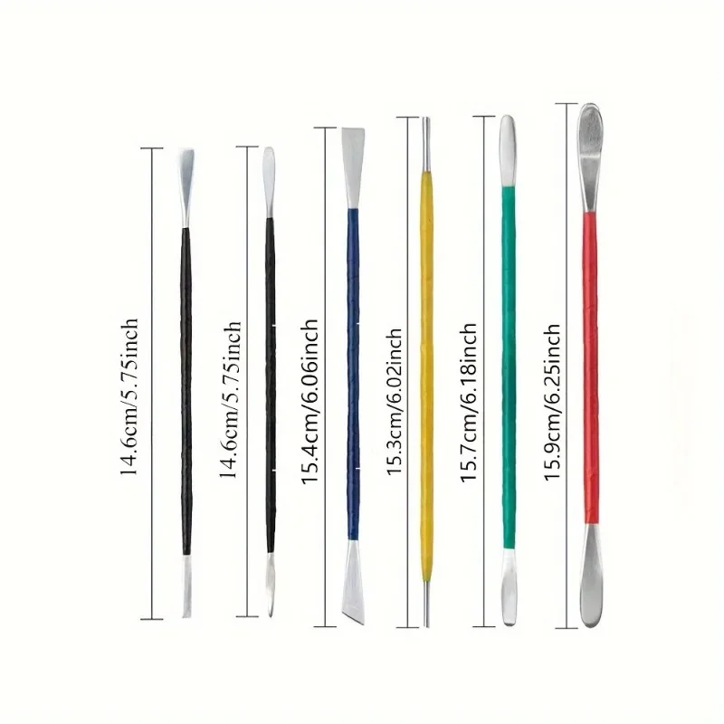 6pcs Pottery Sculpting Tool Clay Ceramic Modeling Tool Plaster Sculpting Kit