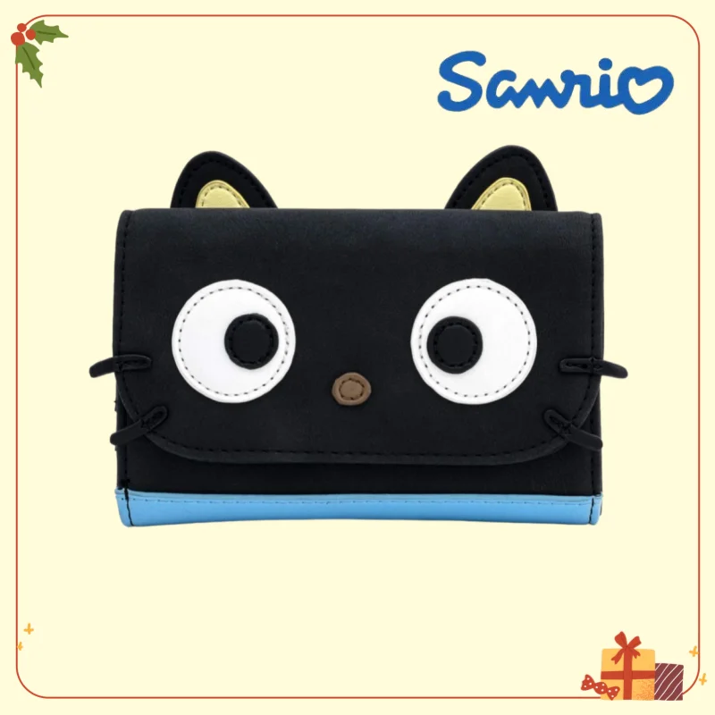 

New Genuine Sanrio Anime Peripherals Cute Cartoon Kitten Wallet Card Holder Holiday Gift In Stock