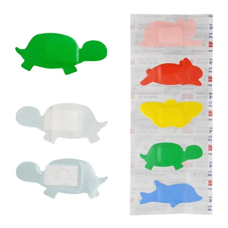 Pansements Adhésifs Colorés pour Enfant, Petits et Mignons, Autocollants de Protection des Plaies, Animaux de Dessin Animé