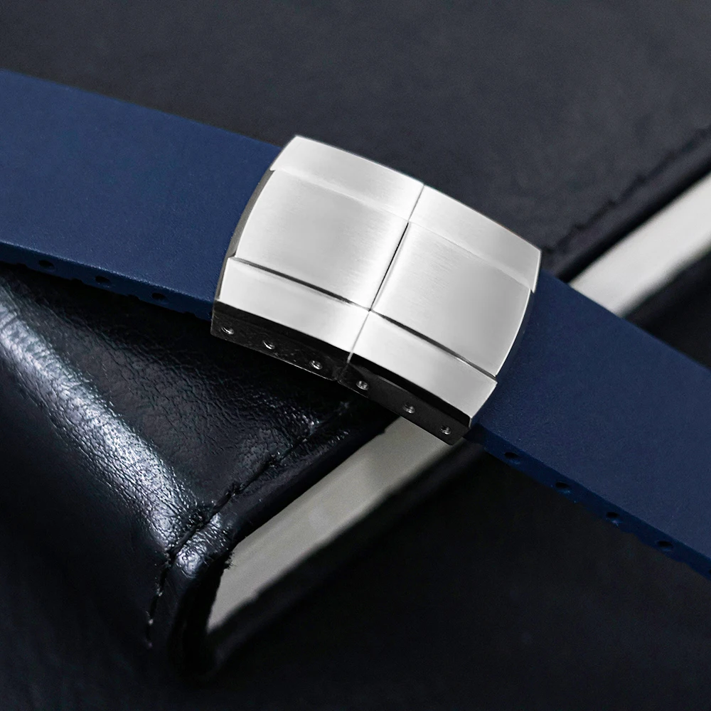 Fluororubber Watch Band 18-22mm Quick Release