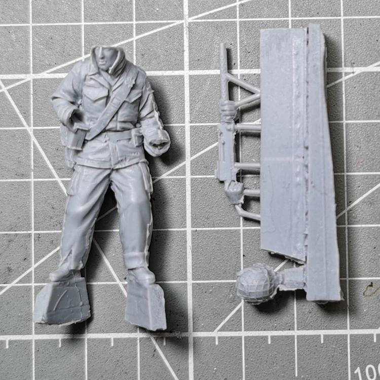 หุ่นโมเดลเรซิน1/35 GK ทหารสหรัฐ ggi Sgt. Jame "basilone" Wii ชุดรูปแบบทหาร Wii ชุดประกอบและไม่ได้ทาสี