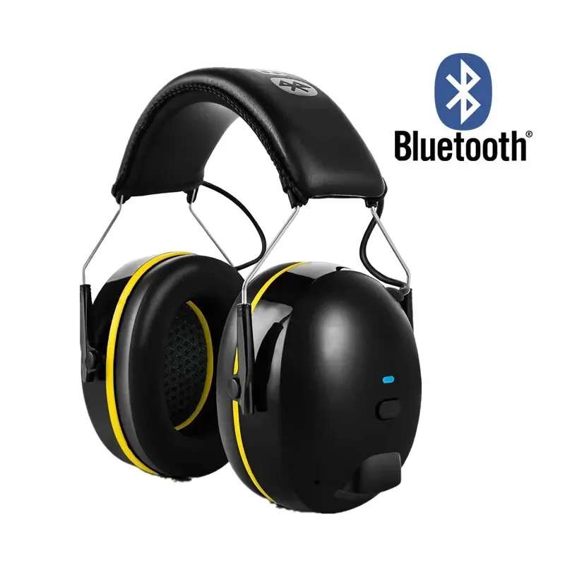 Hearing Protector with Bluetooth Noise Reduction Safety Ear Muffs 28dB Noise Cancelling Ear Protection Headphones for Shooting