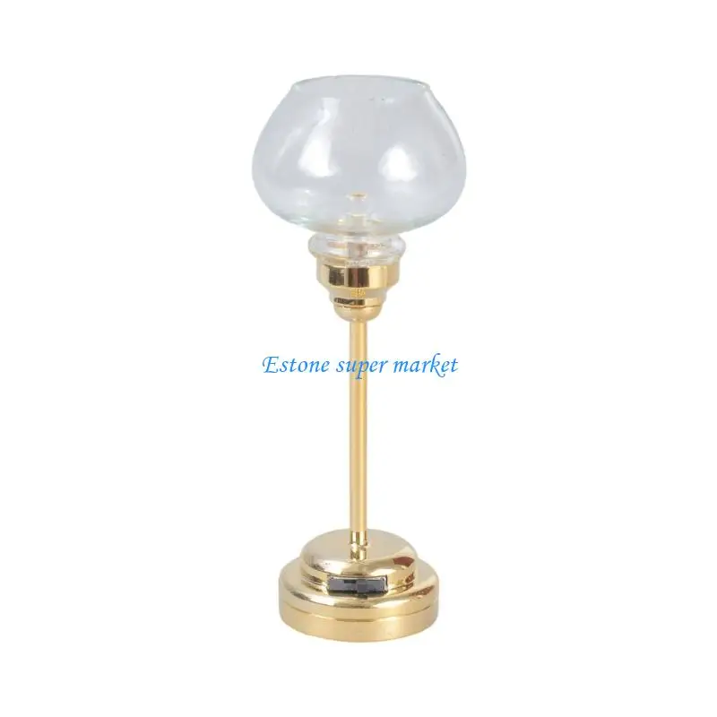 

090B Realistic Chandelier Ceiling Lamp Bedroom Furniture Play Doll House Decorat