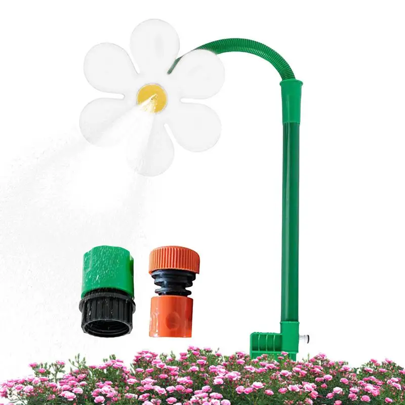 

Crazy Daisy Sprinkler Crazy Yard Water Sprinkler Funny Sunflowers Dance Sprayer Flower Water Fountain Irrigation Tool For Garden