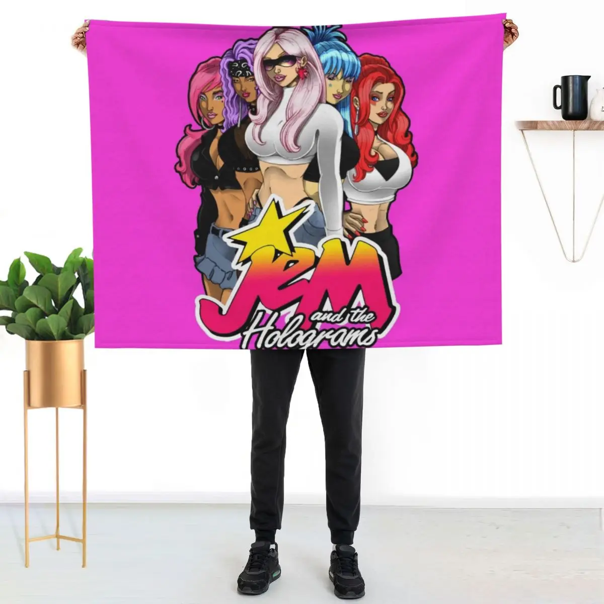 

Jem Throw Blanket Soft Comfort Blanket for Reading Watching TV