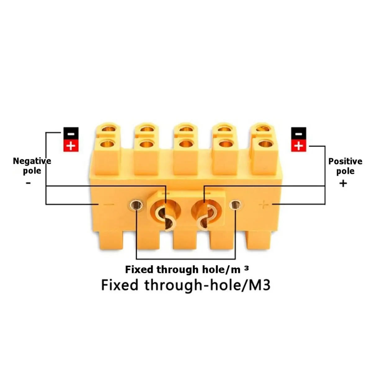 Distribution Module Power Hub Power Hub - Supports Up to 200A Current Resistance for RC FPV Parts