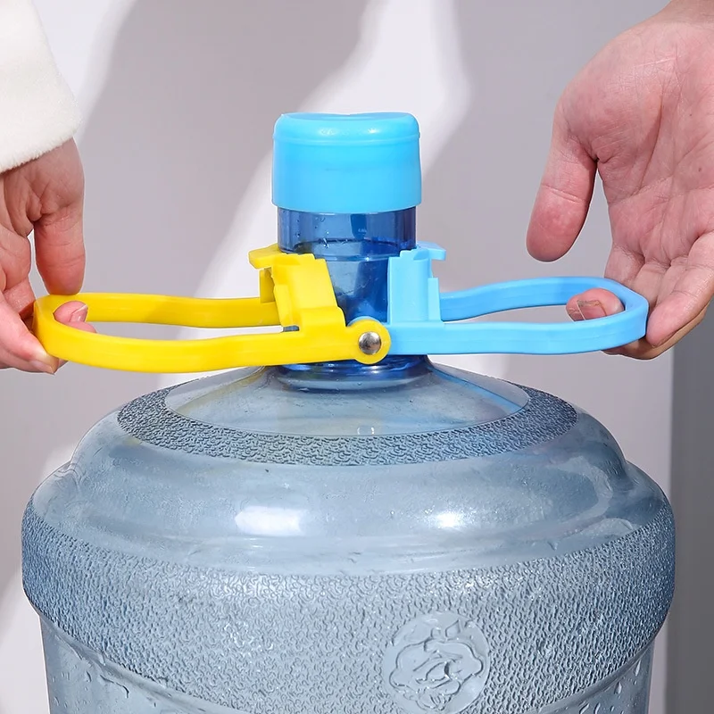 5 Gallons Lifting Handle Portable Drinking Water Bucket Drink Water Bottle Holder Ergonomic Grip Handle Carrier Non-Slip Holder
