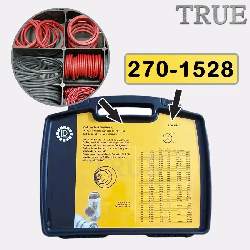 

For Caterpillar 270-1528 Oil Sealing Repair Kits Excavator Hydraulic Cylinder 4C-4782 2701528 Nitrile Rubber Gaske 4C4782 CAT