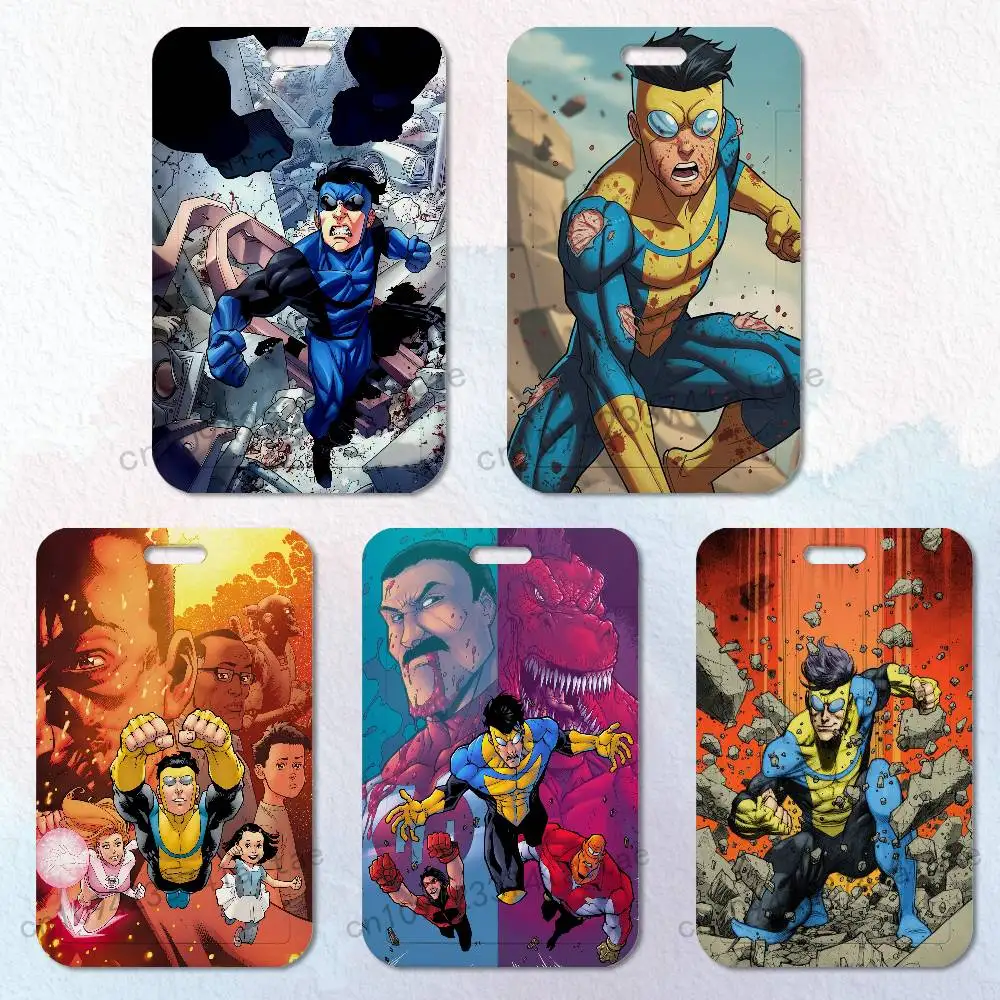 

Cool I-Invincible Comics Card Holder Lanyard Camera Neck Strap Credit Card Case ID Badge Credentials Protection